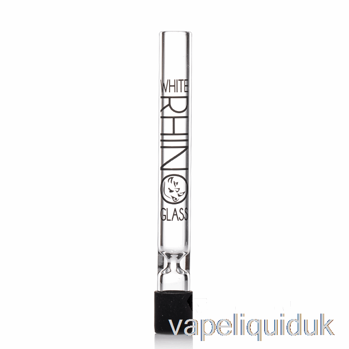 White Rhino Glass Chillum Clear Vape Liquid